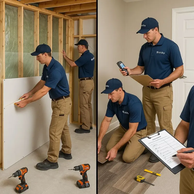 Repairs and Reconstruction process in Livonia, NY